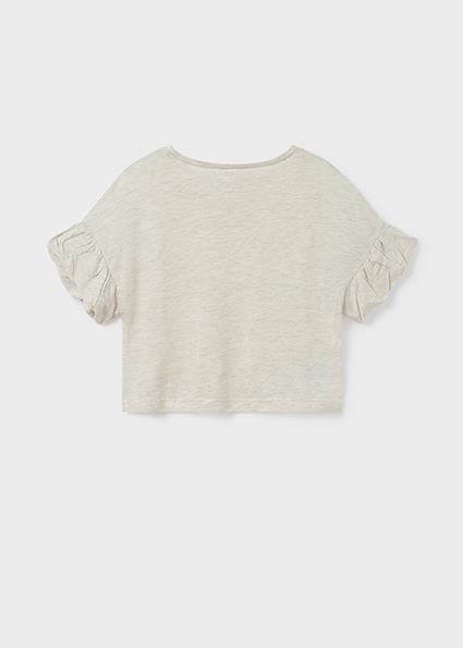 Mayoral Kız Çocuk Krem T-shirt