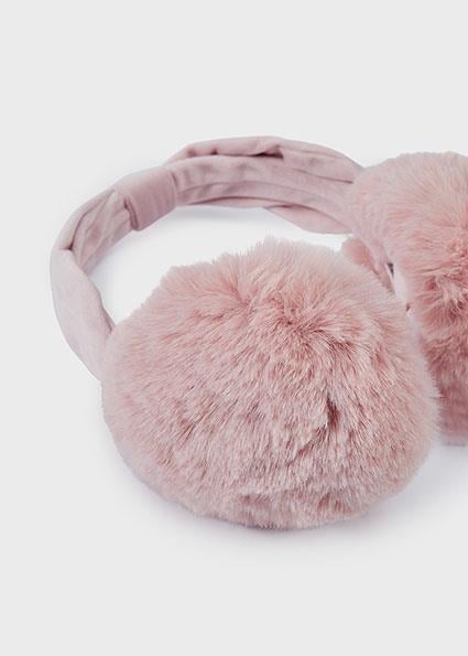 Mayoral Kız Çocuk Pembe Peluş Kulaklık