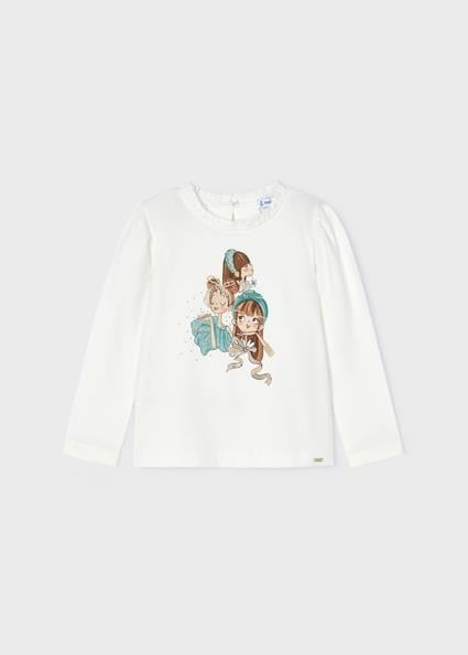 Mayoral Kız Çocuk Uzun Kollu T-Shirt 04065 035