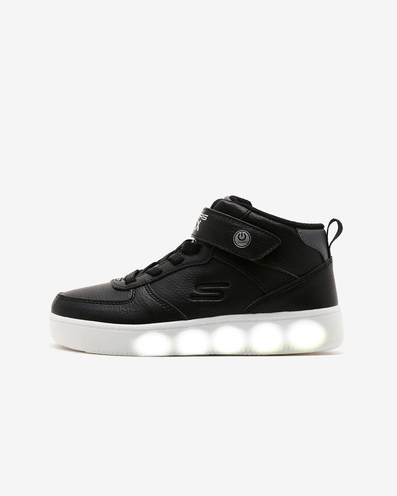 Skechers Sport Court 92 Show Starter Erkek Çocuk Siyah Işıklı Spor Ayakkabı