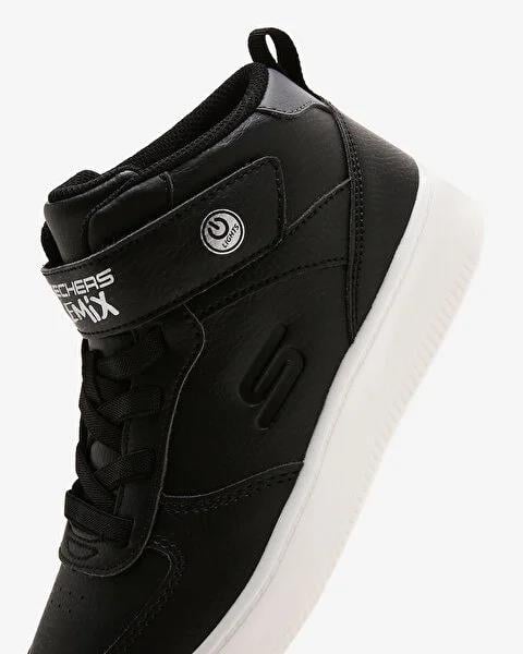 Skechers Sport Court 92 Show Starter Erkek Çocuk Siyah Işıklı Spor Ayakkabı