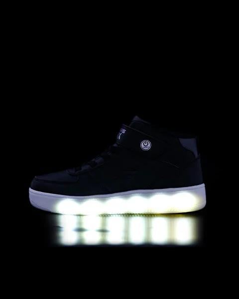 Skechers Sport Court 92 Show Starter Erkek Çocuk Siyah Işıklı Spor Ayakkabı