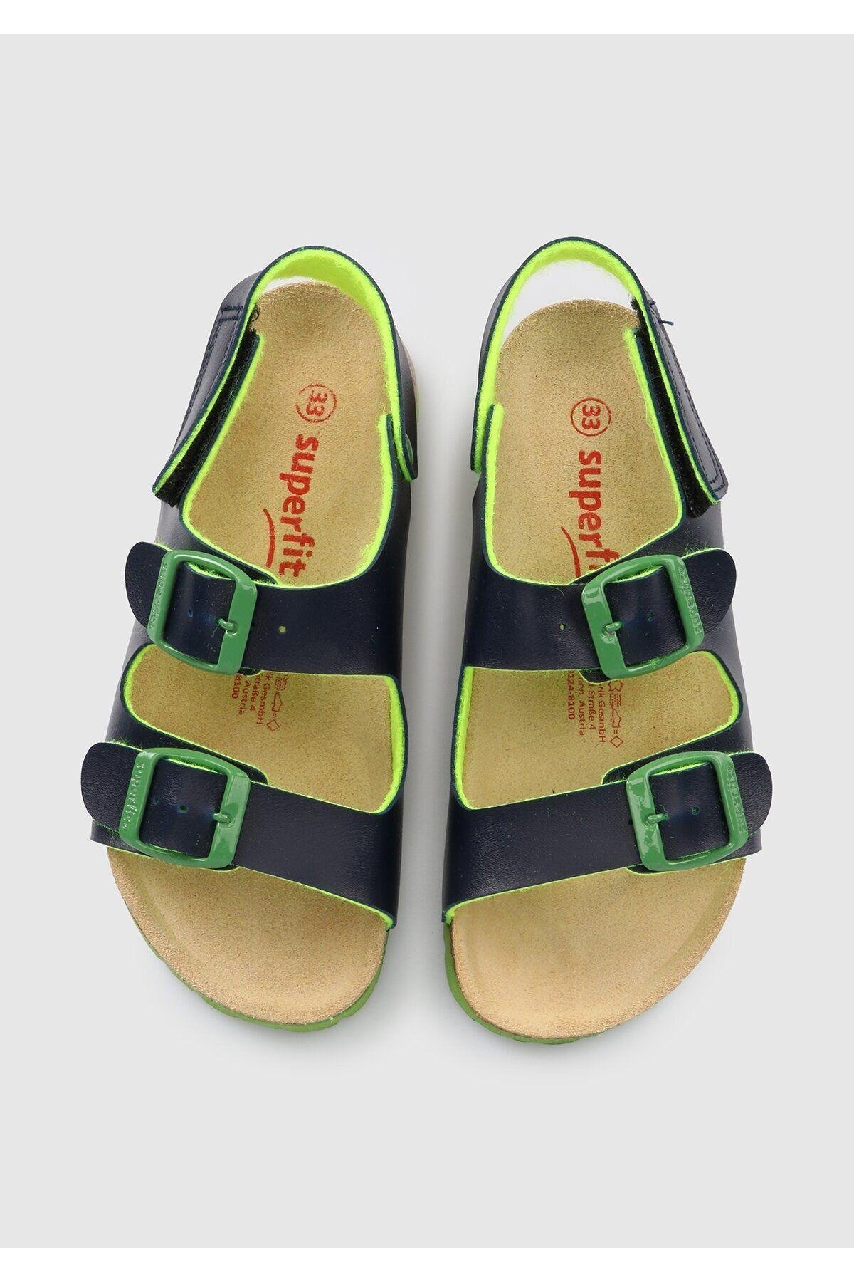 Superfit Lacivert Erkek Çocuk Düz Sandalet