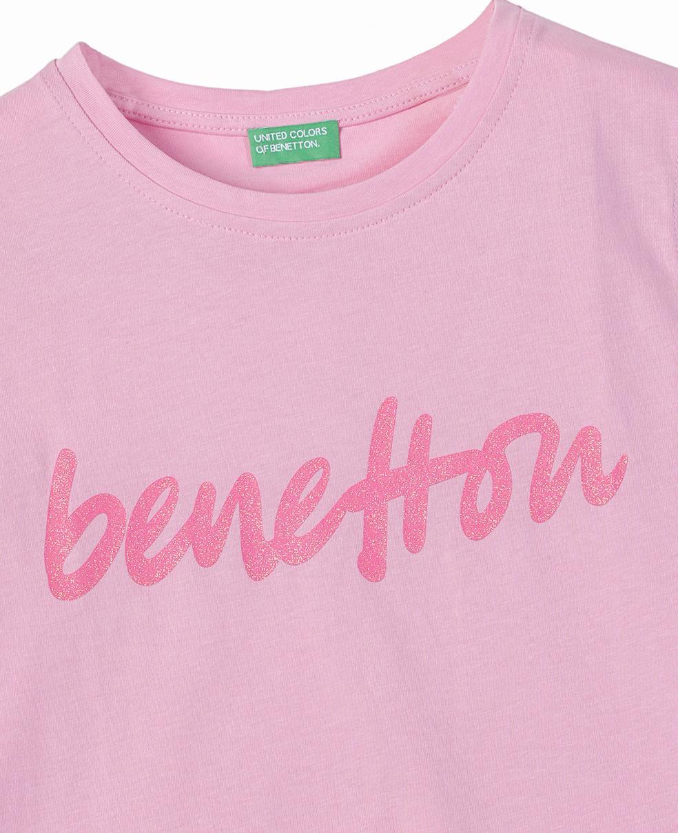 United Colors of Benetton Kız Çocuk Pembe Atlet BNT-G21262