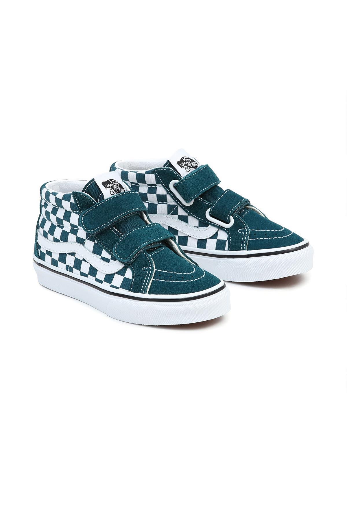 Vans UY SK8-Mid Reissue V Yeşil Erkek Çocuk Spor Ayakkabı