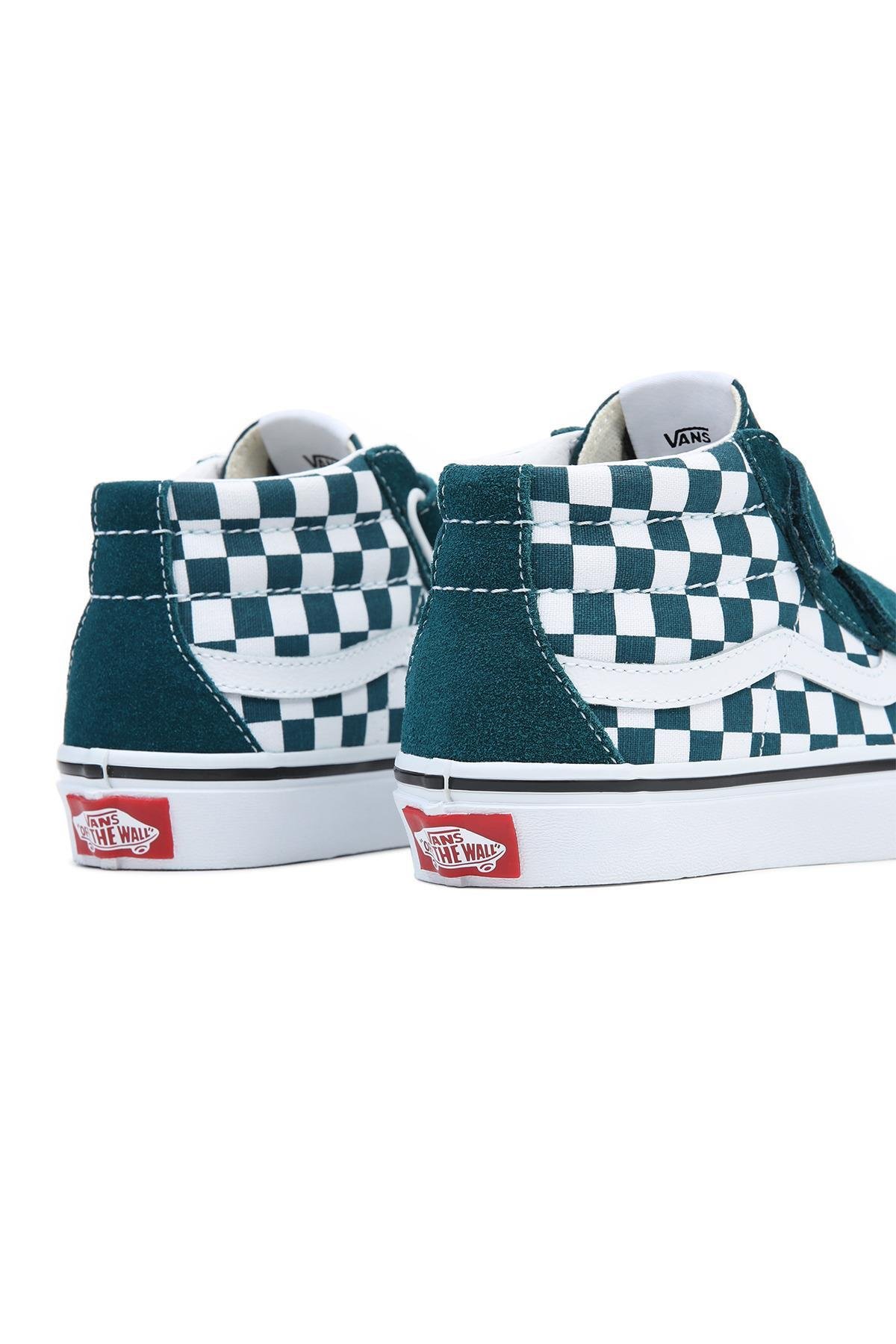 Vans UY SK8-Mid Reissue V Yeşil Erkek Çocuk Spor Ayakkabı