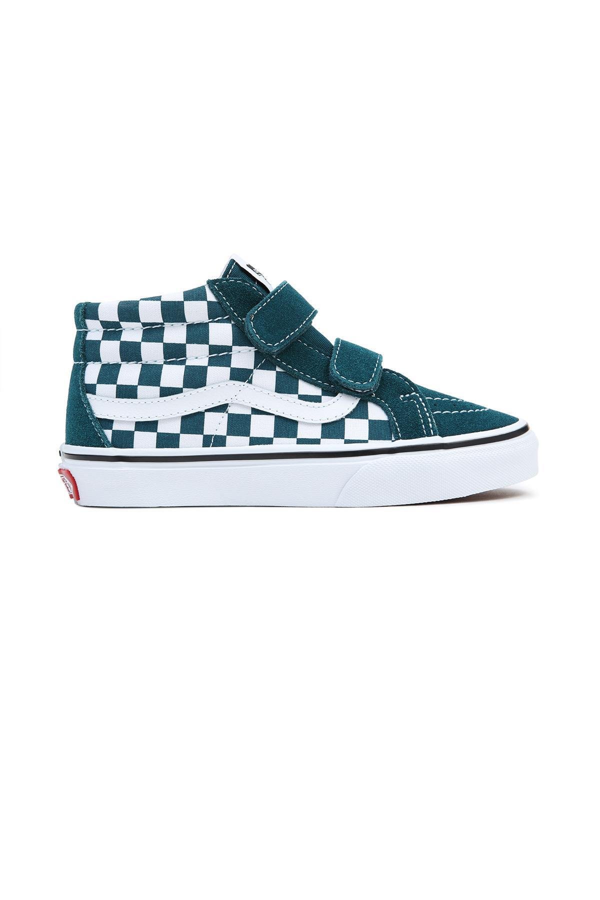 Vans UY SK8-Mid Reissue V Yeşil Erkek Çocuk Spor Ayakkabı