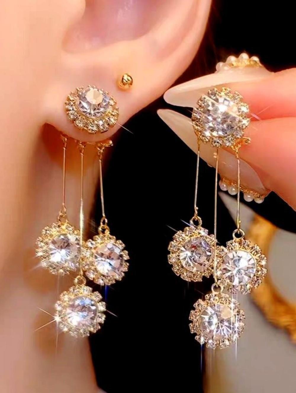 925 GÜMÜŞ TASARIM GOLD KÜPE