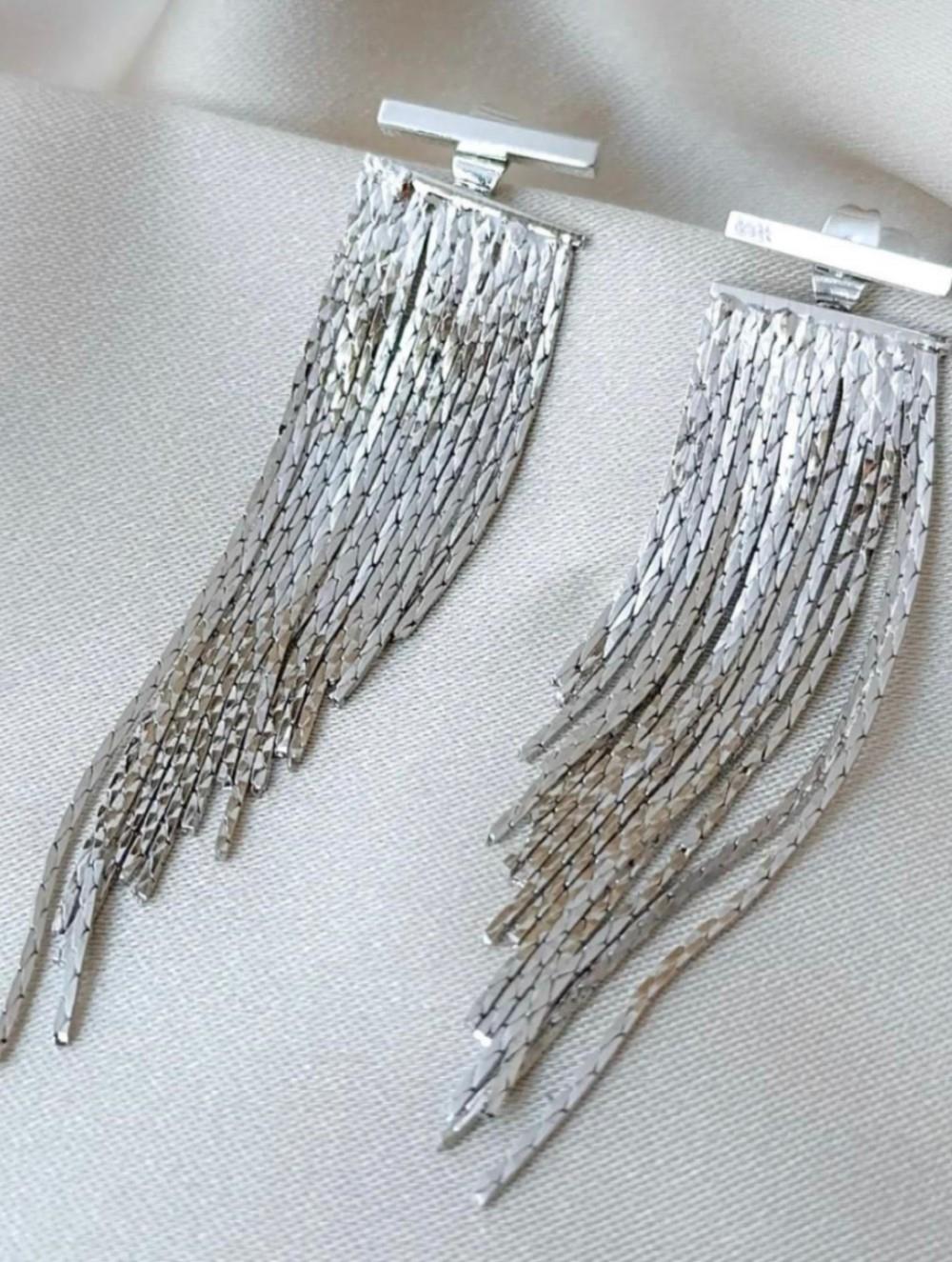İTHAL TASARIM SAÇAKLI KÜPE