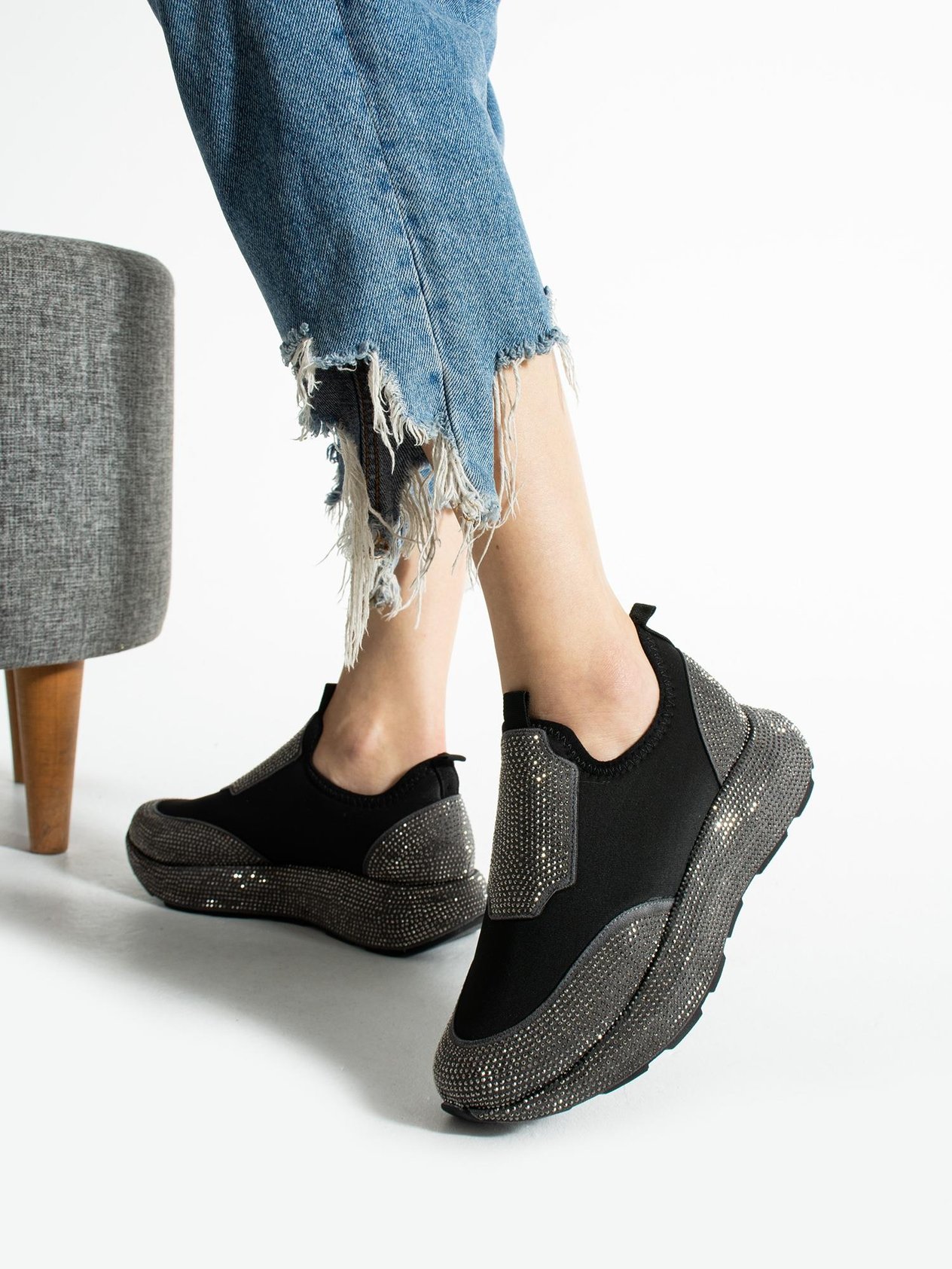 CELİS Platin Taş Detay Kadın Sneakers