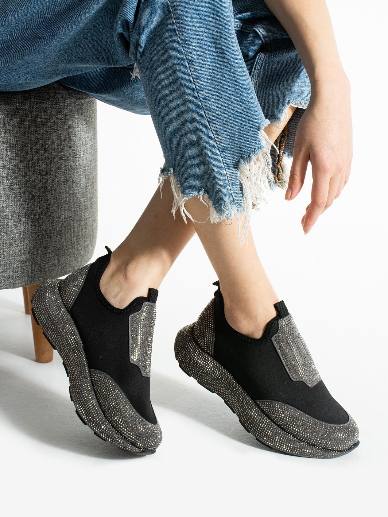 CELİS Platin Taş Detay Kadın Sneakers