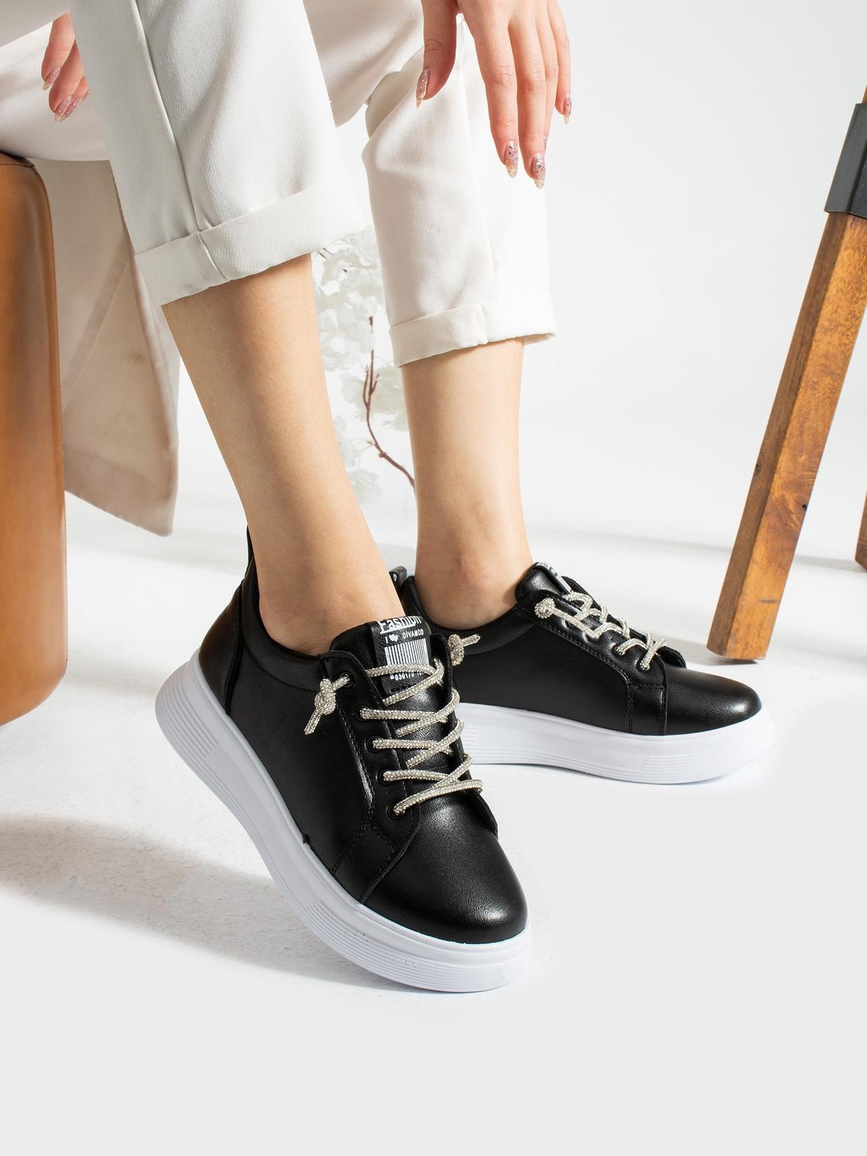 DİVA Siyah Kadın Sneakers