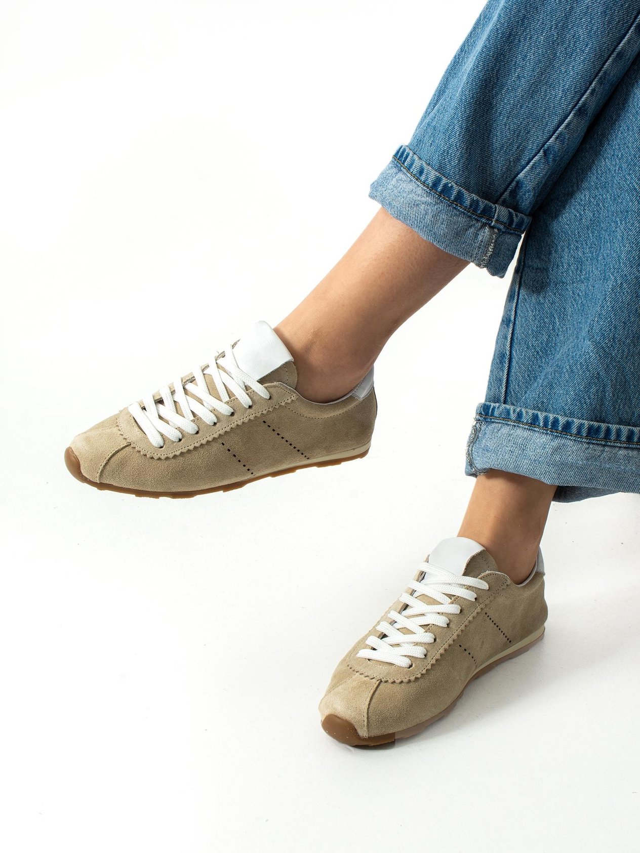 FULGOR Ten Hakiki Deri Kadın Sneakers