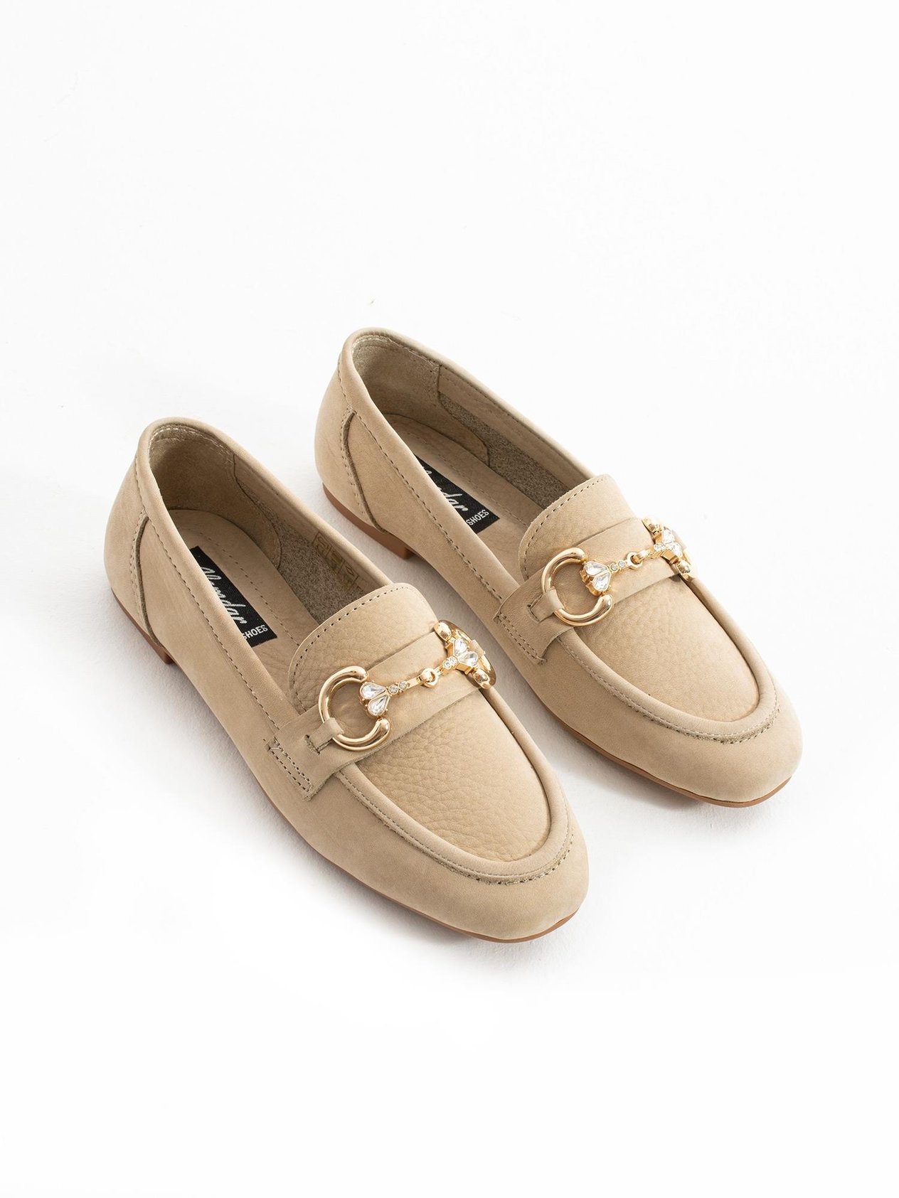 GLİMMER Ten Hakiki Deri Kadın Loafer