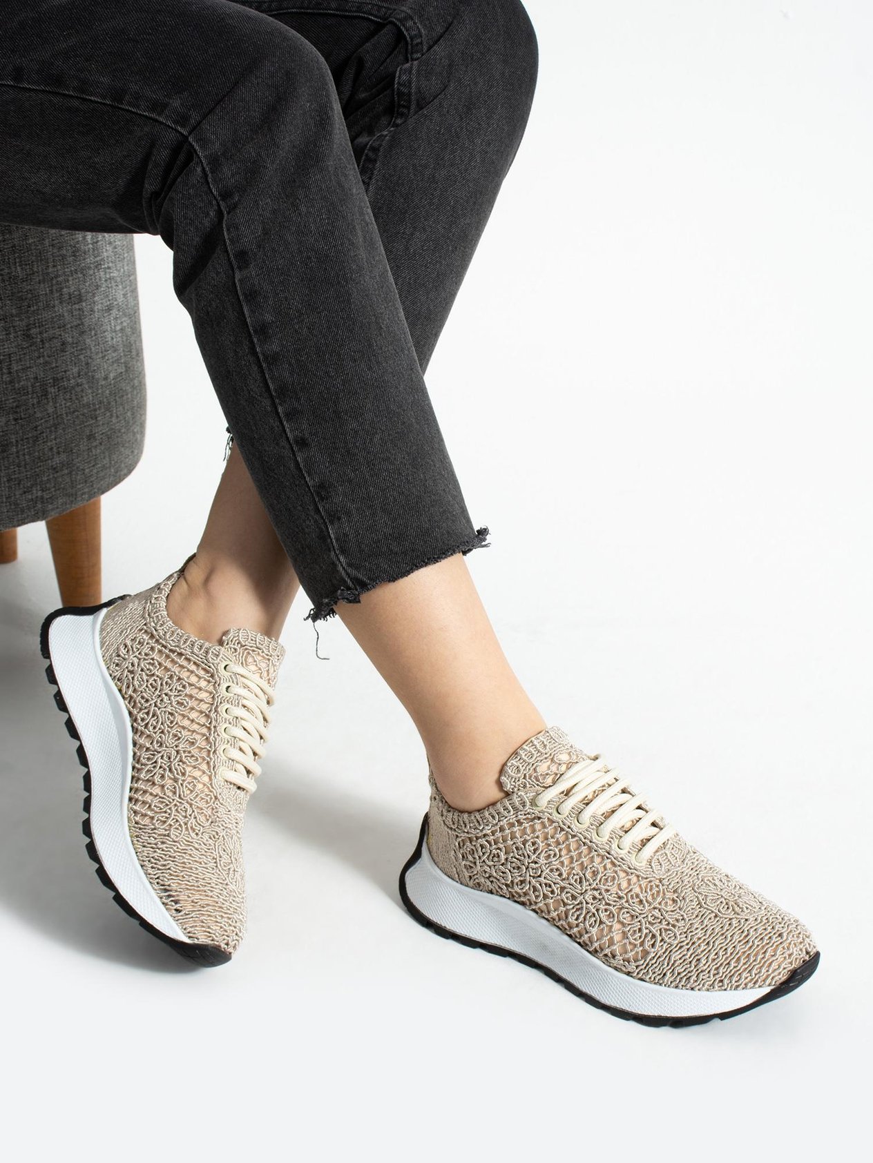 LECCE Vizon Dantel Kadın Sneakers