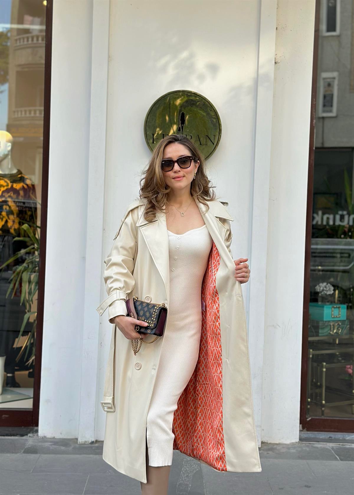 BEJ 4237 STREET LEATHER TRENÇ