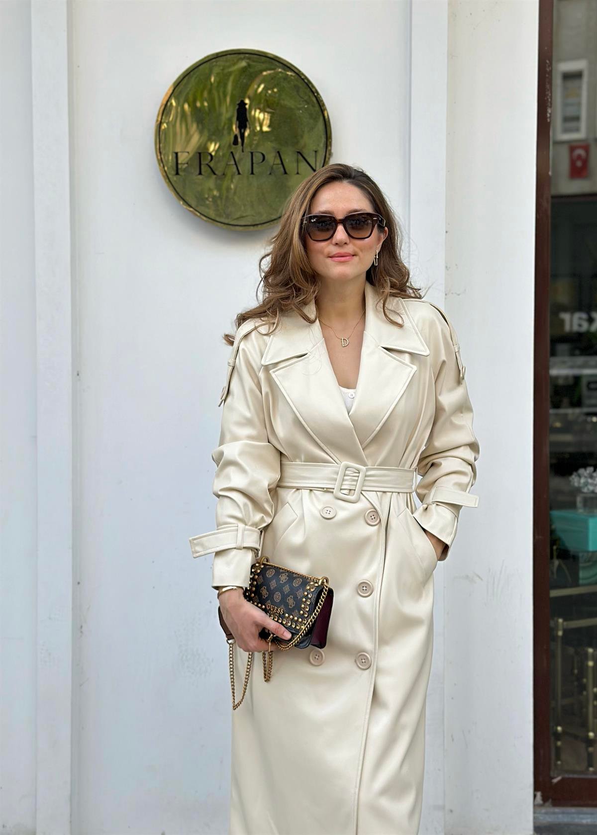 BEJ 4237 STREET LEATHER TRENÇ