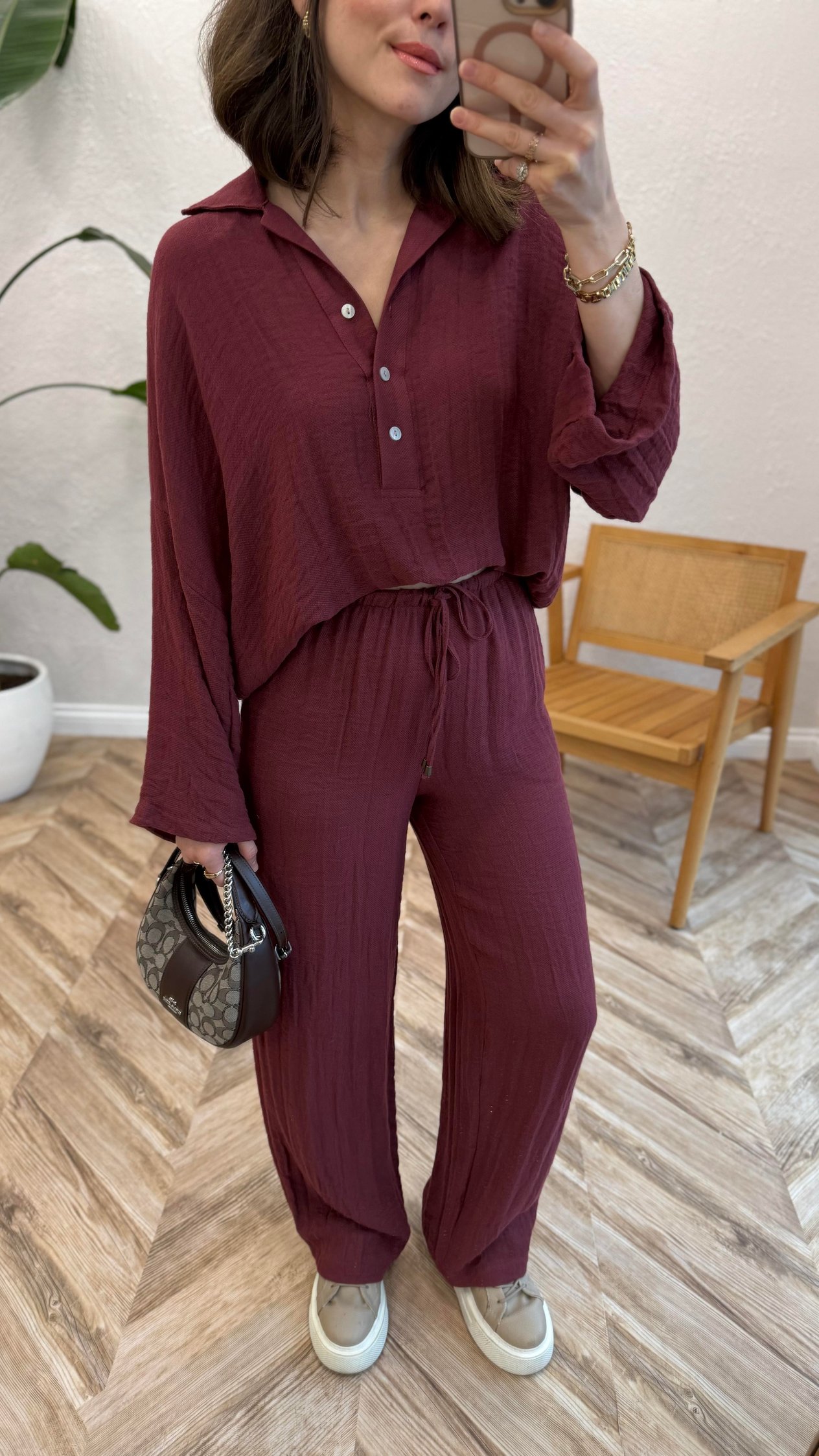 BORDO 51119 SWEAT PANTOLON TAKIM 