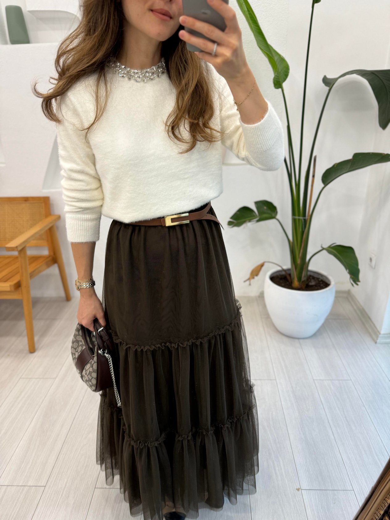 KAHVE 8005 TÜL ETEK 
