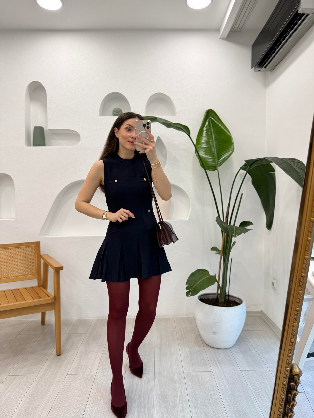 LACİVERT 6328 TRİKO ELBİSE 
