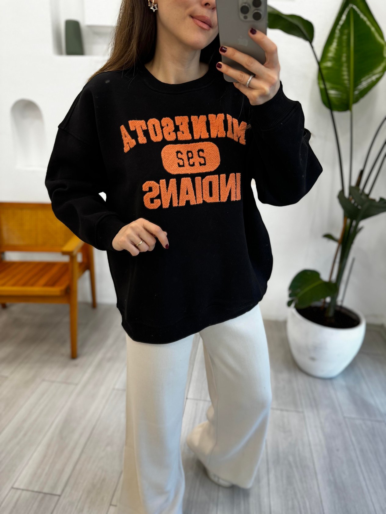 SİYAH 1166 SWEAT 