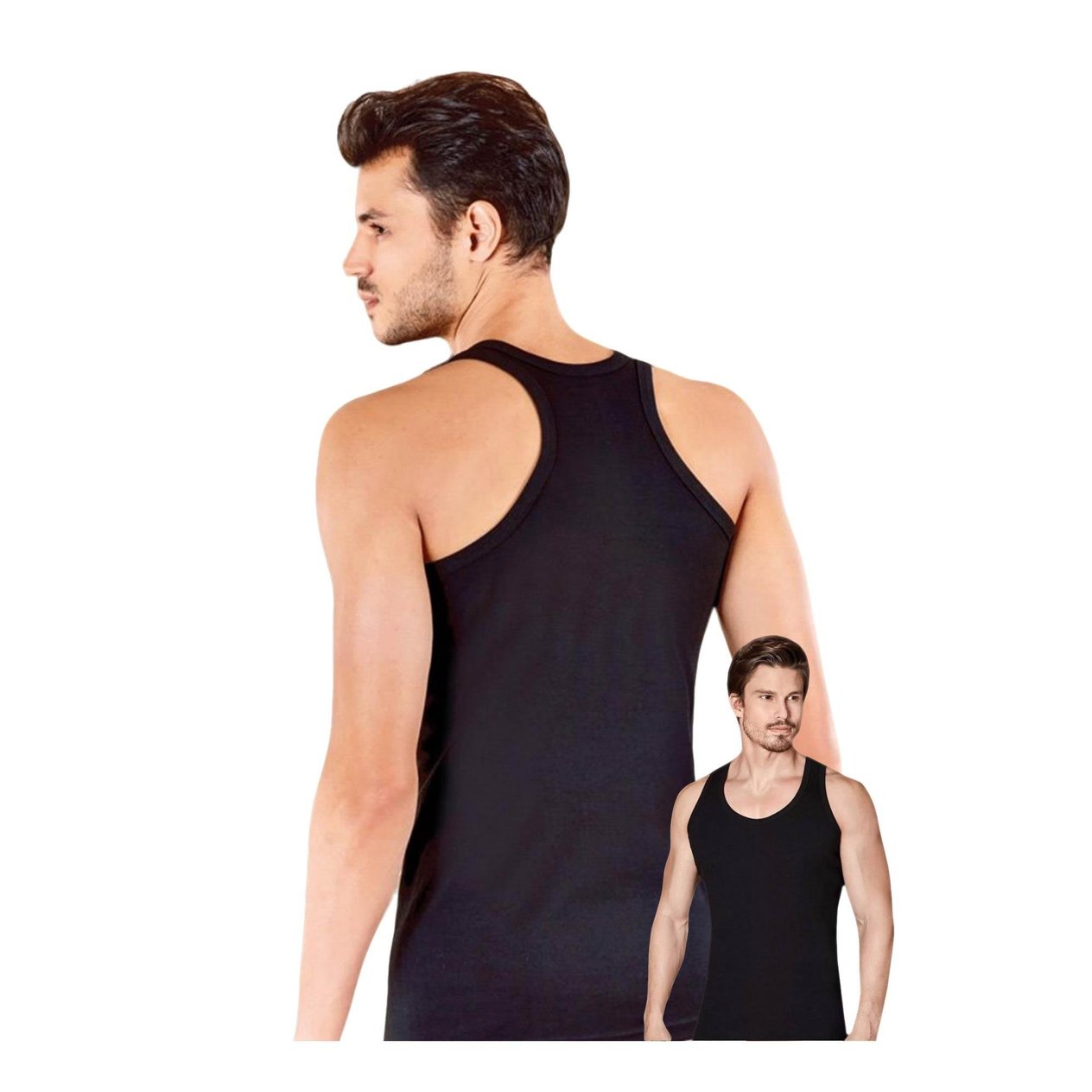 Berrak Elasten Sporcu Atlet Siyah XLarge 1029