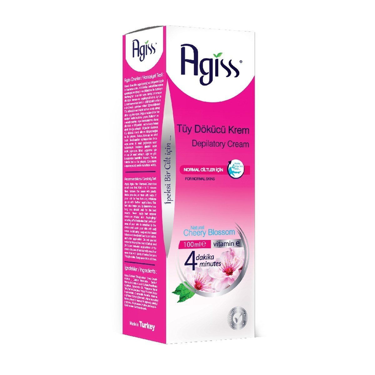 Agiss Tüy Dökücü Krem Normal Cilt 100 Ml.