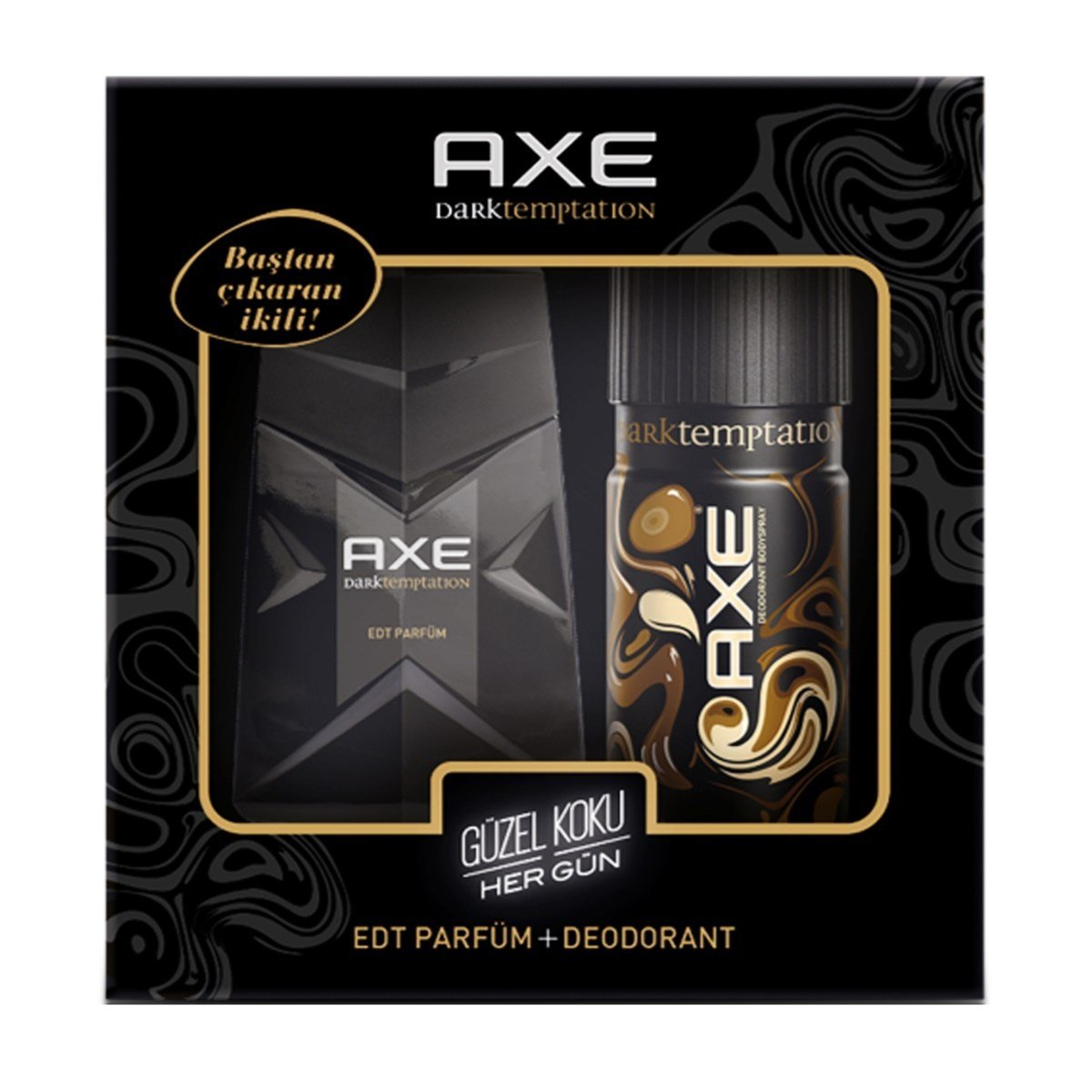 Axe Dark Temptation Edt Parfüm 100 ml + Deodorant 150 ml Set