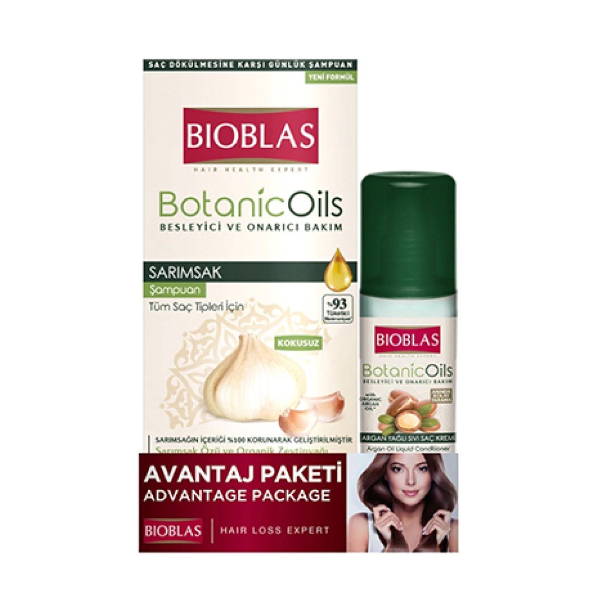 Bioblas Botanic Oils Besleyici ve Onarıcı Bakım Şampuanı 360ml+Bioblas Botanic Oils Besleyici ve Onarıcı Sıvı Saç Kremi 200ml