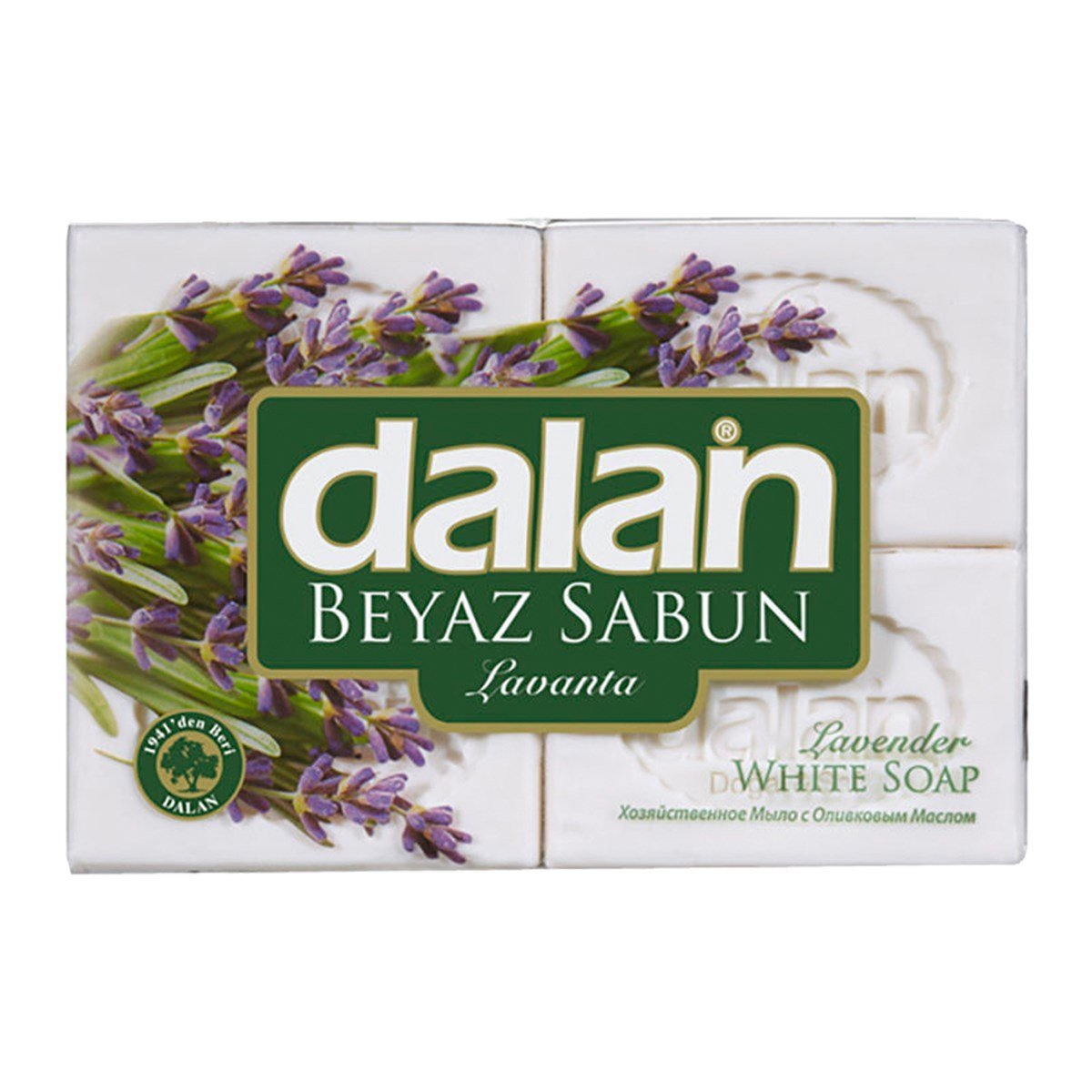 Dalan Beyaz Sabun Lavanta 4'lü 600gr