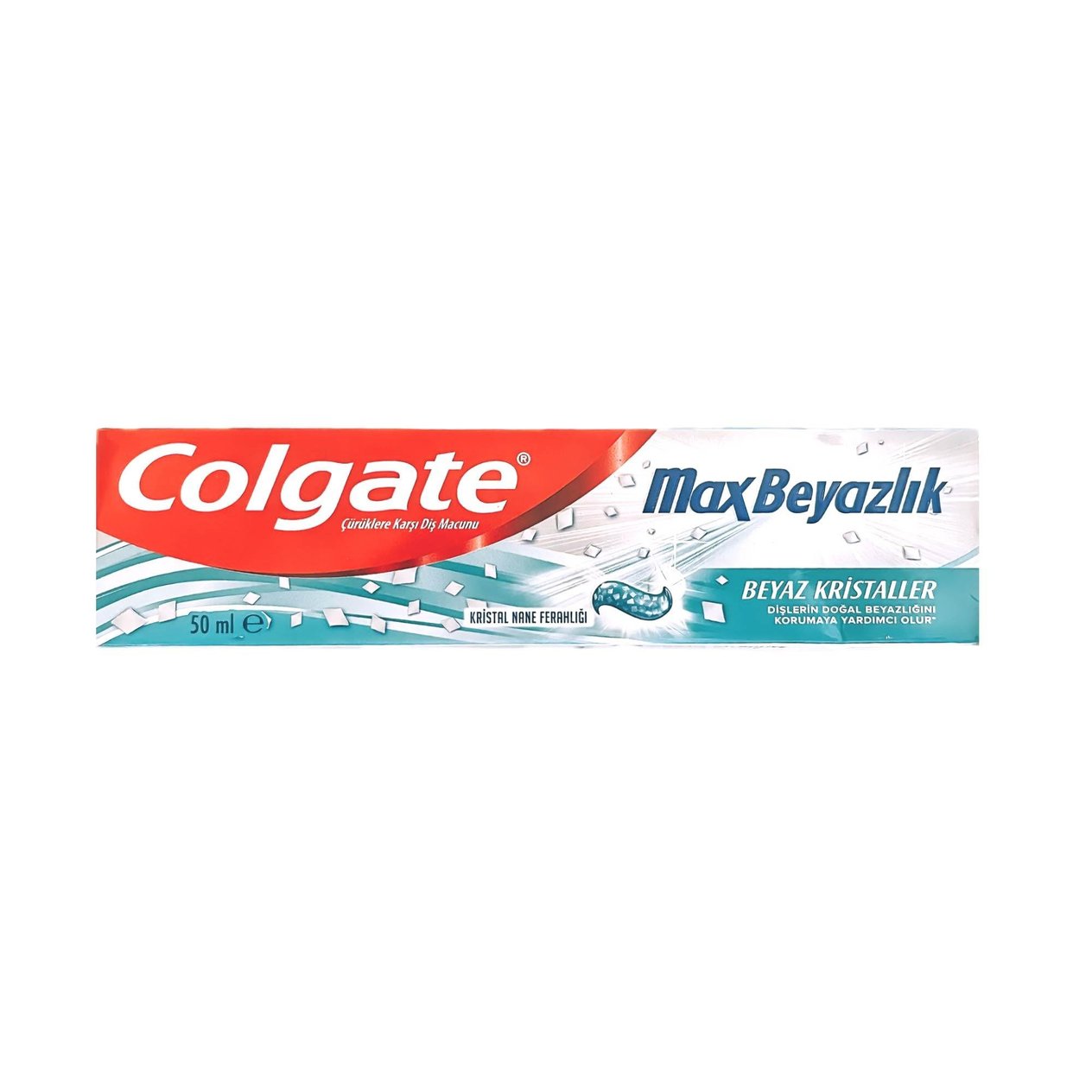 Colgate Diş Macunu Max Ferahlık Beyaz  Kristaller 50ml	