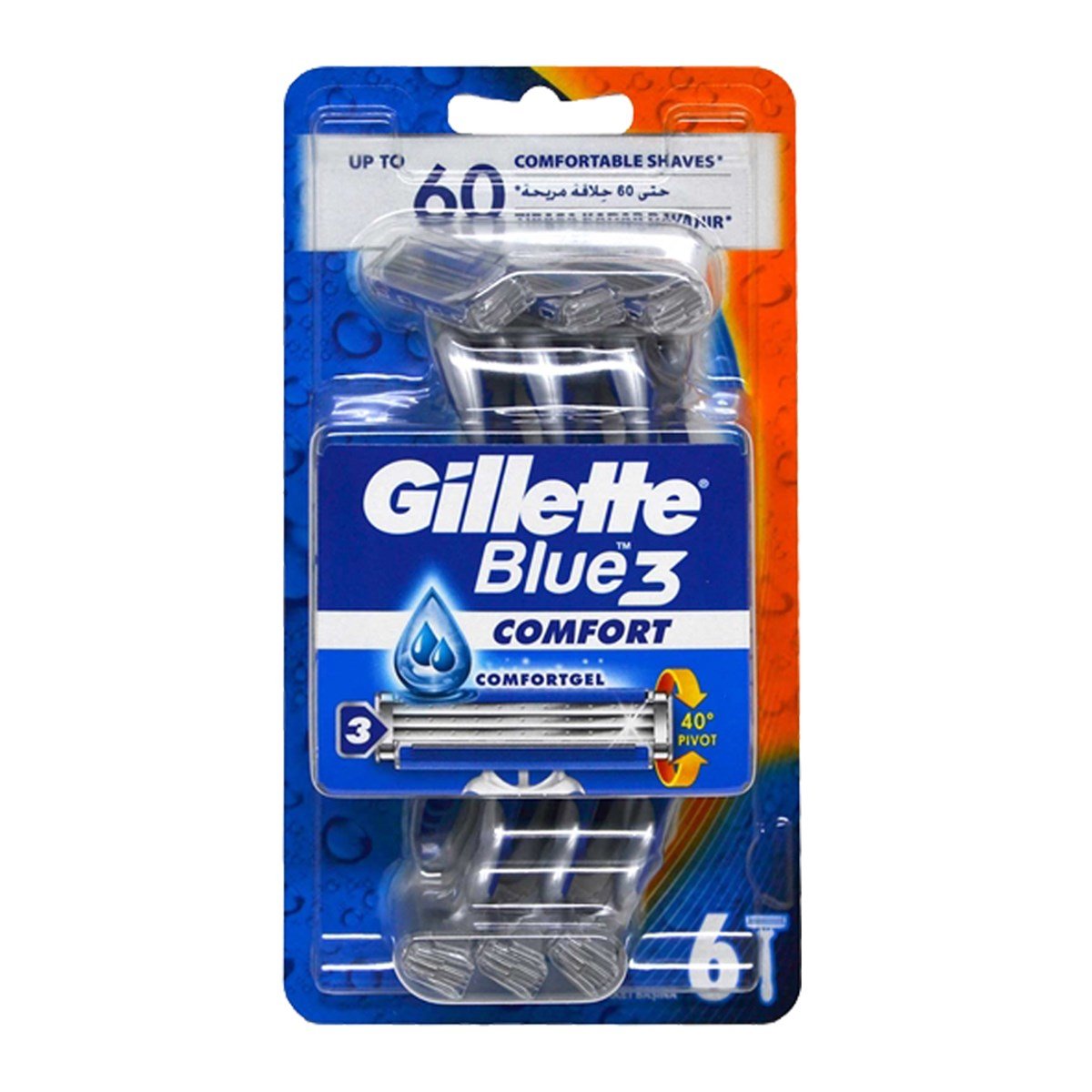 Gillette Blue3 Comfort Tıraş Bıçağı 6'lı