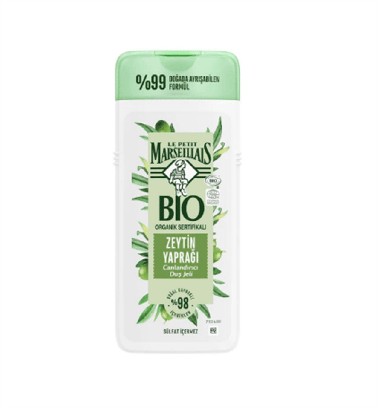 Le Petit Marseillals Bio Organik Zeytin Yaprağı Canlandırıcı Duş Jeli 400 ml