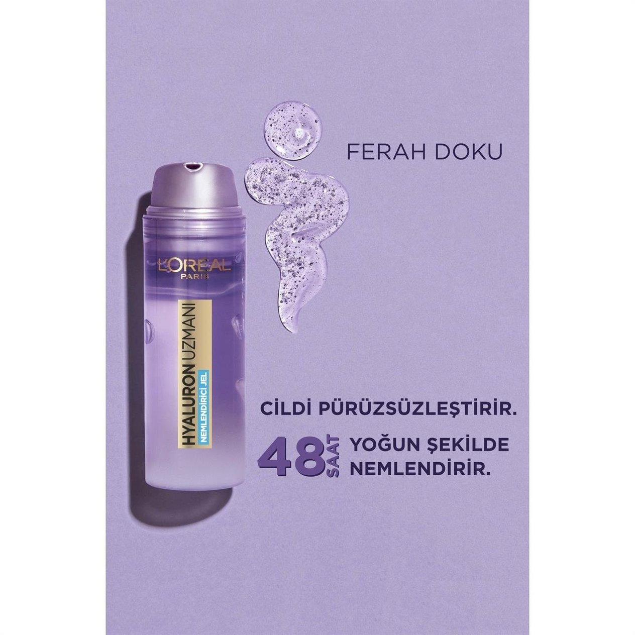 Loreal Paris Hyaluron Uzmanı Cilt Dolgunlaştıran Nemlendirici Jel Ferah Doku 50ml