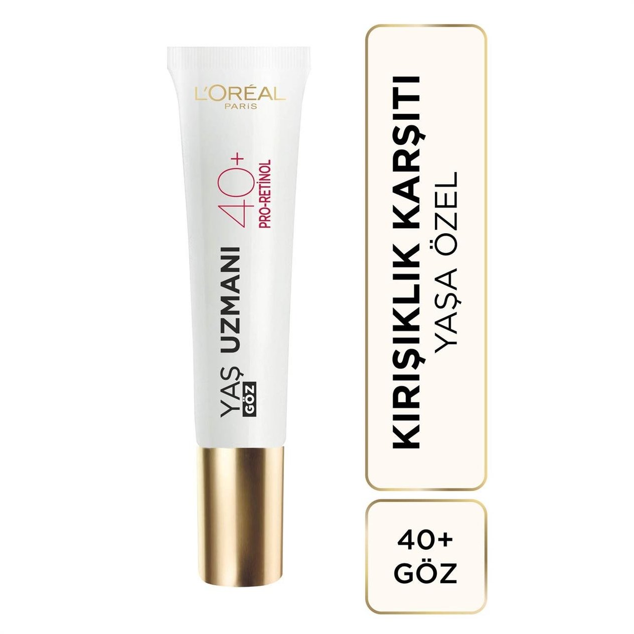 Loreal Paris Yaz Uzmanı Kırışıklı Karşıtı Aydınlatıcı Krem Göz 40+ 15ml