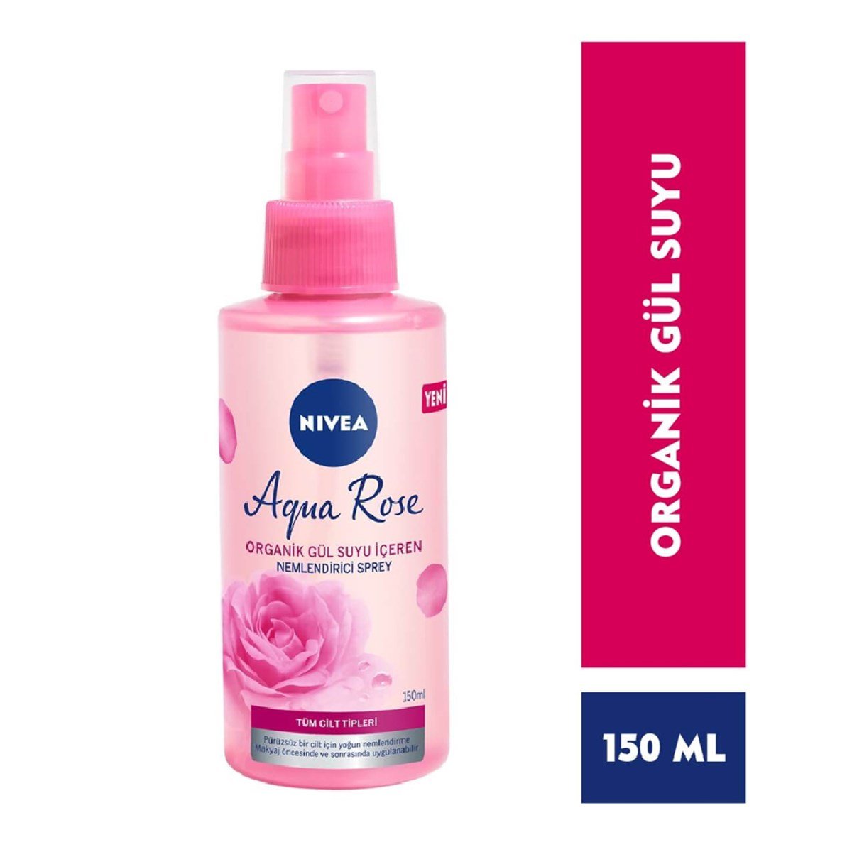 Nivea Aqua Rose Nemlendirici Sprey Tüm Cilt Tipleri İçin 150ml