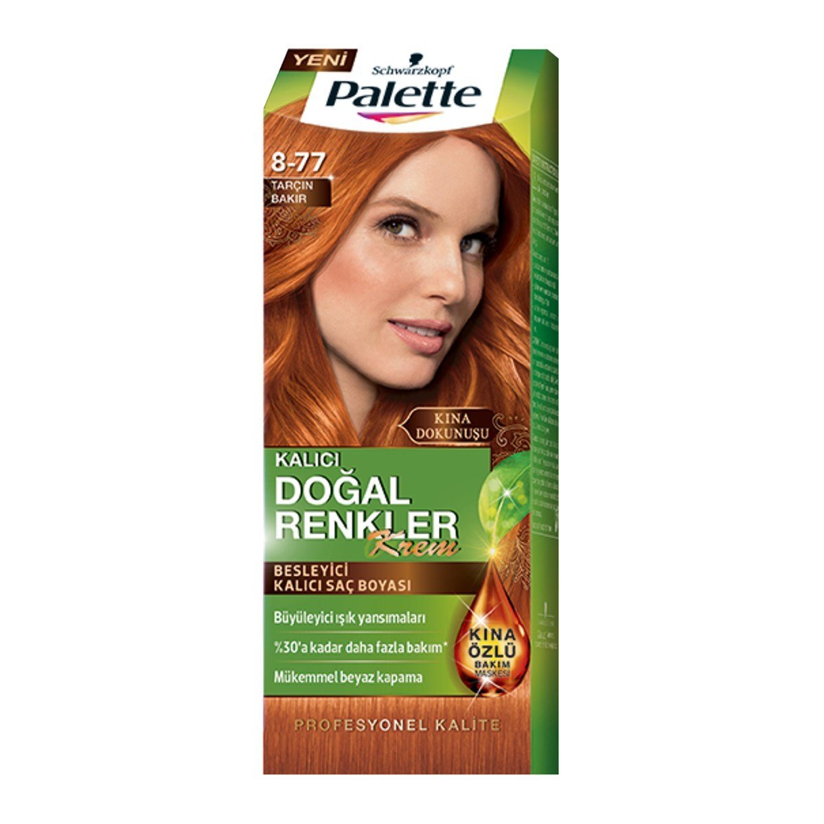 Palette Kalıcı Doğal Renkler 8-77 Tarçın Bakır