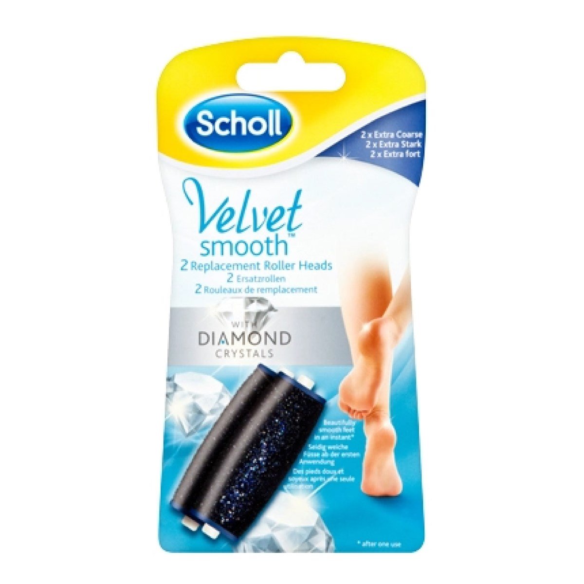 Scholl Velvet Smooth Roise Elmas Taneleriyle Karışık 2'li Yedek Başlık Seti