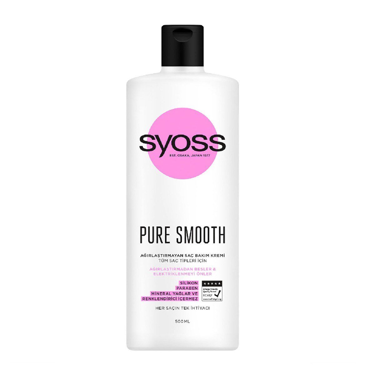 Syoss Saç Kremi Pure Smooth Tüm Saç Tipleri 500ml