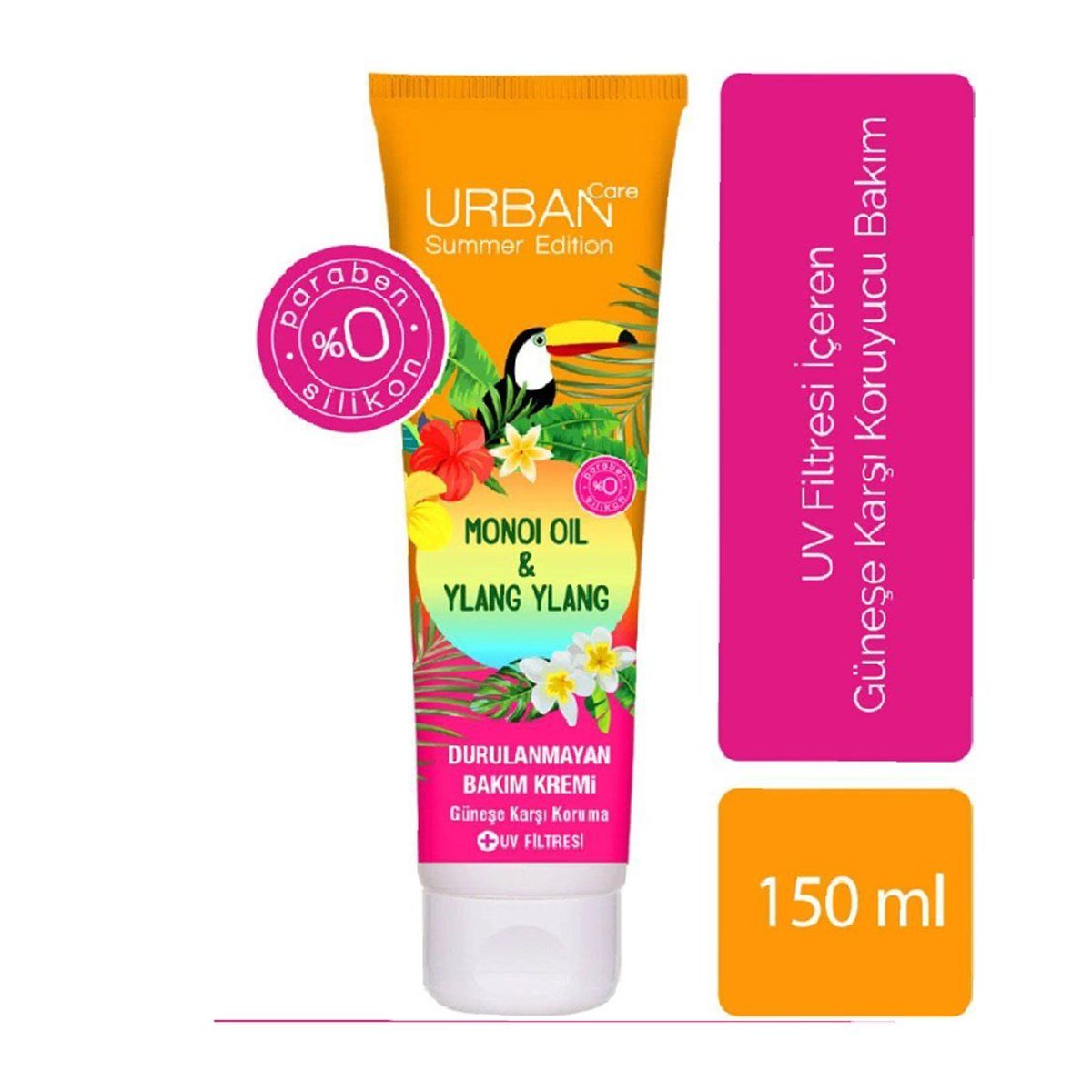 Urban Care Durulanmayan Bakım Kremi Monoi Oil & Ylang Ylang Güneşe Karşı Koruma 150ml 