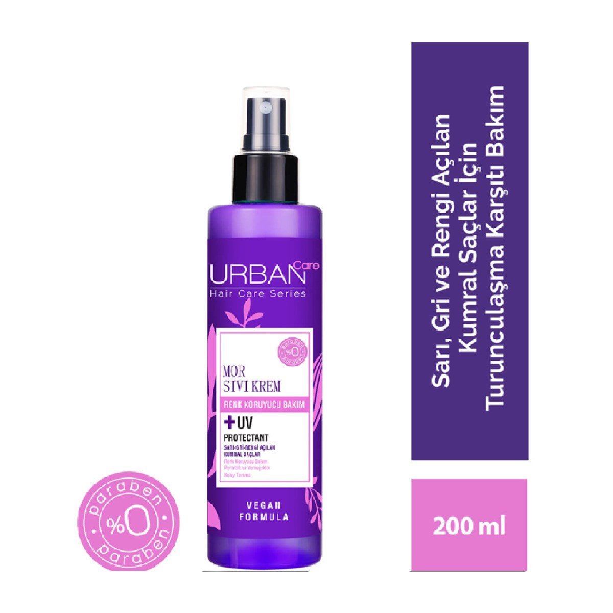 Urban Care Mor Sıvı Krem Renk Koruyucu Bakım 200ml