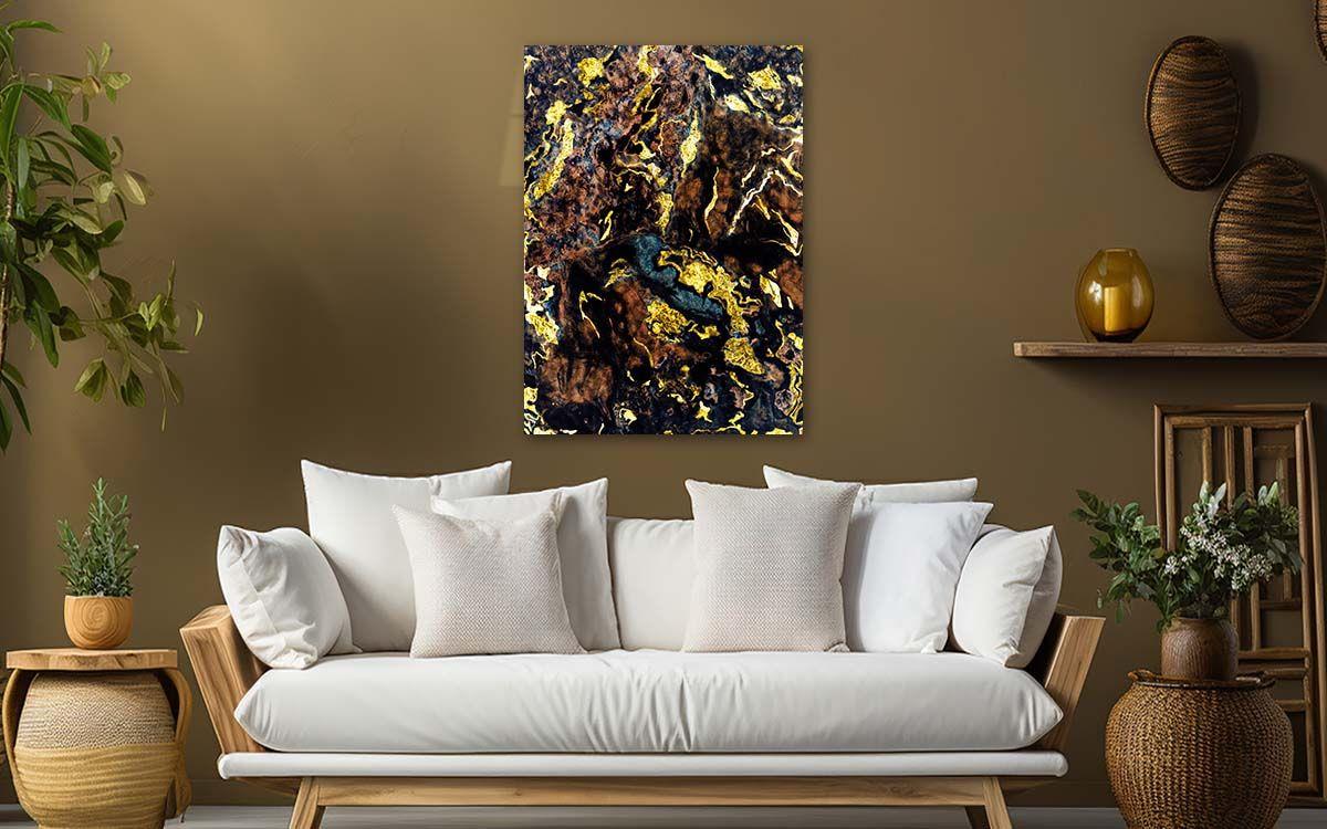 Dikey Sanat Temalı Cam Tablo 293
