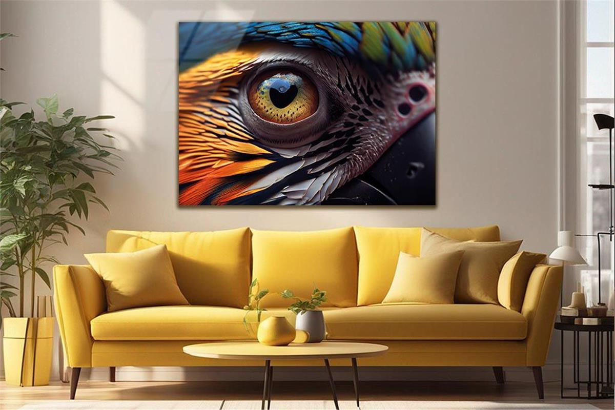 Horizontal Art-Themed Tempered Glass Wall Art 248