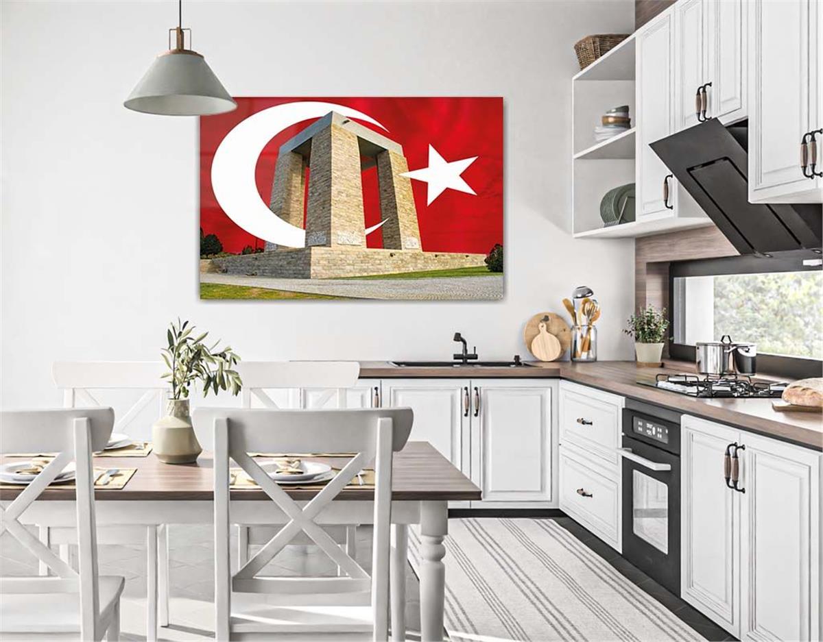 Horizontal National-Themed Tempered Glass Wall Art 70