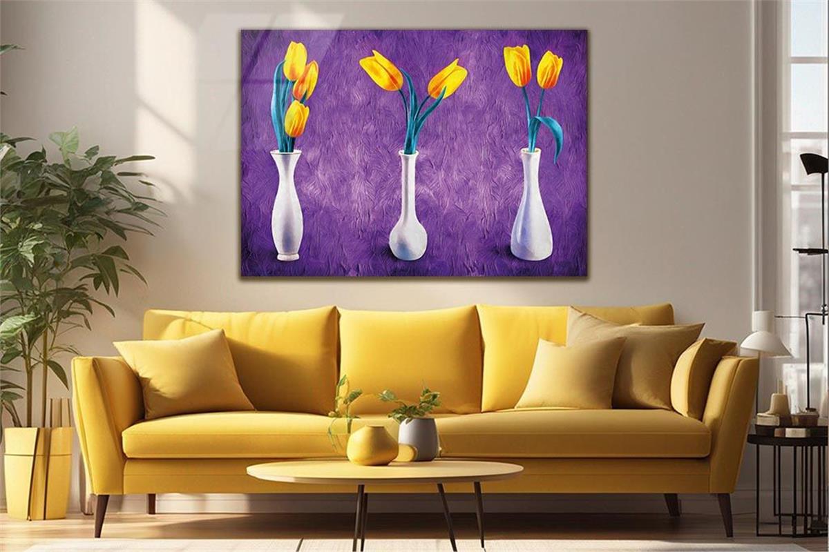 Kunst Thema auf bedrucktem Glas