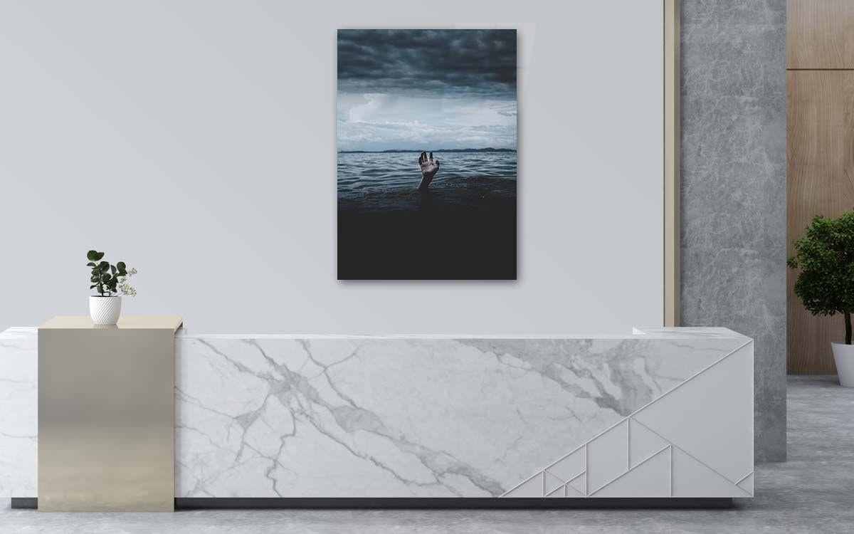 Tempered Glasss Wall Arts Natured-Themed