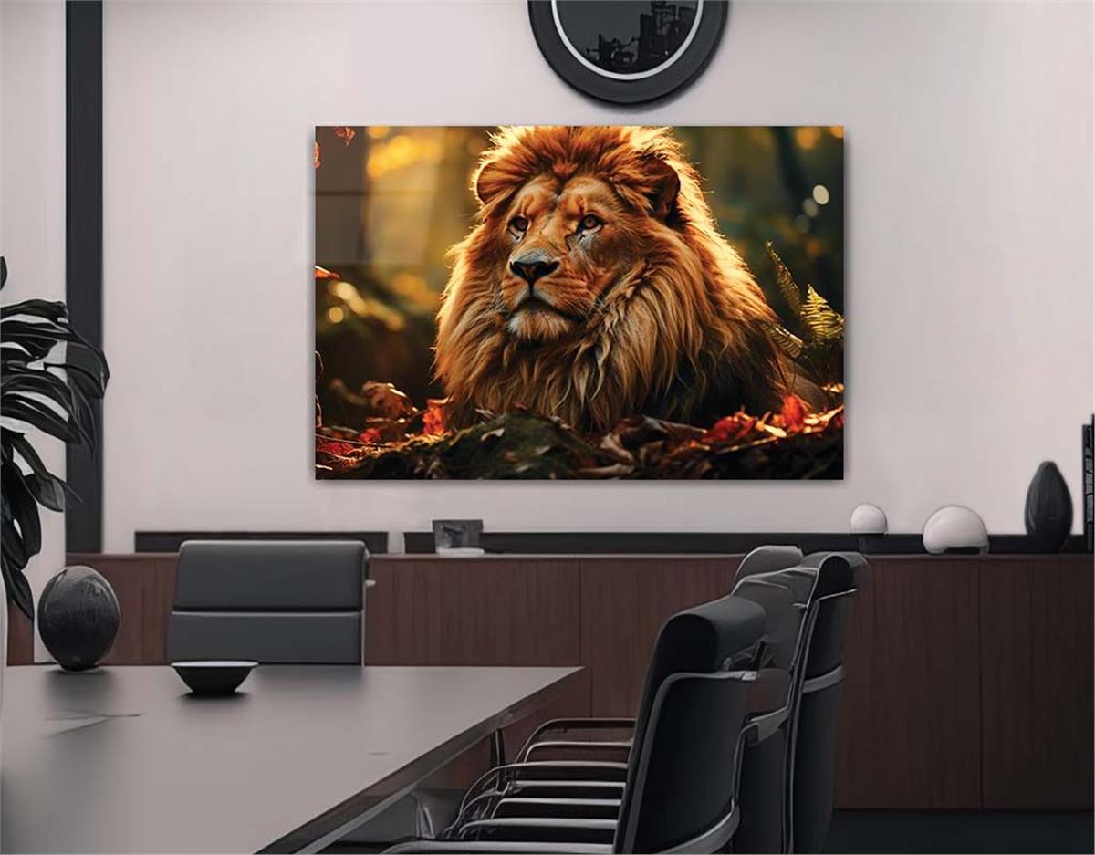Yatay Doğa Temalı Cam Tablo 328