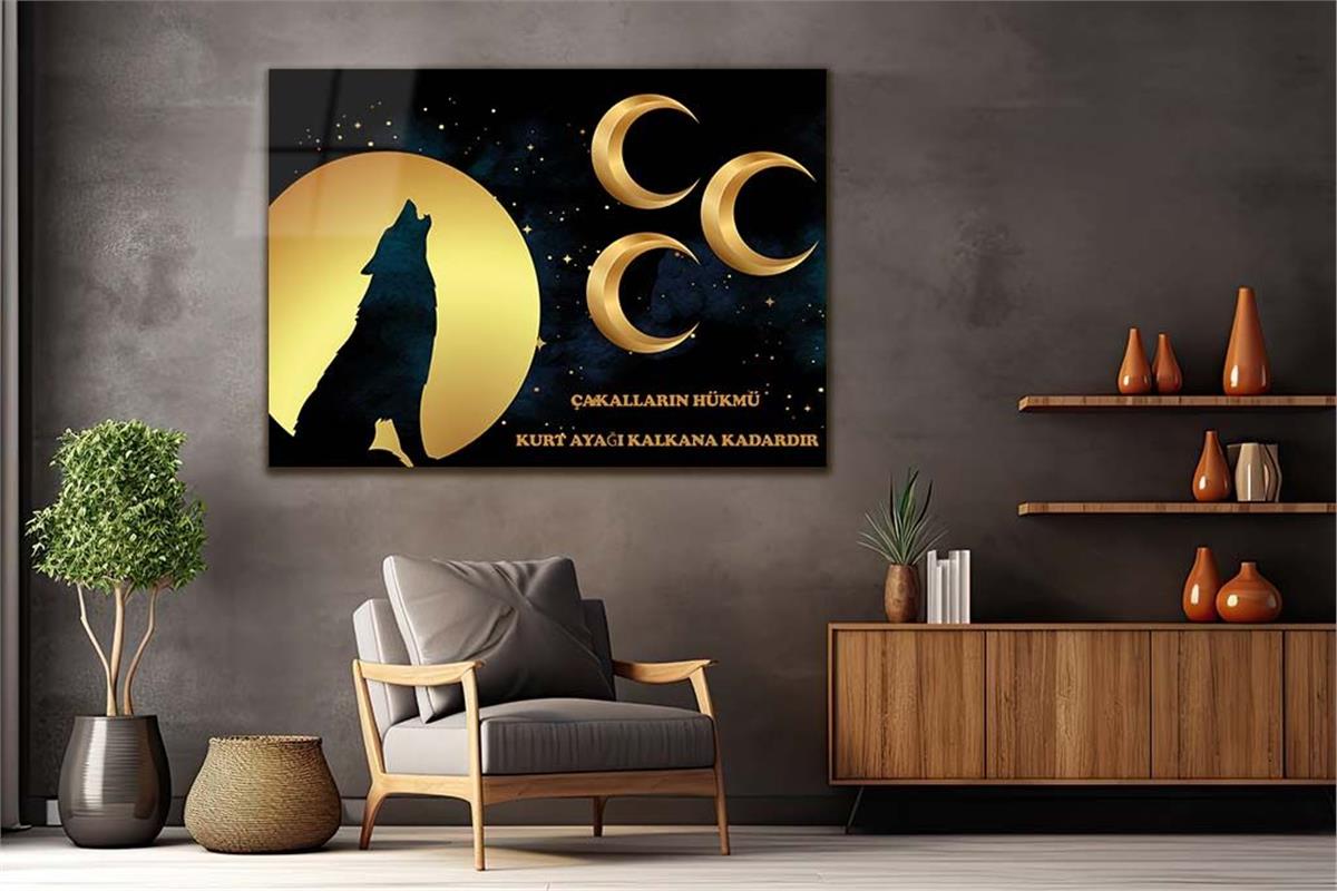 Horizontal National-Themed Tempered Glass Wall Art  41