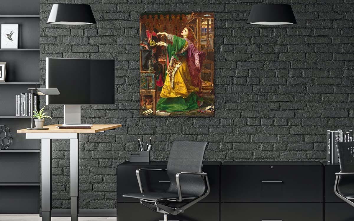 Kunst Thema auf bedrucktem Glas