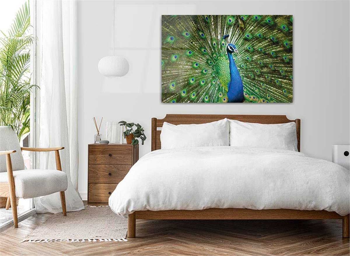 Kunst Thema auf bedrucktem Glas